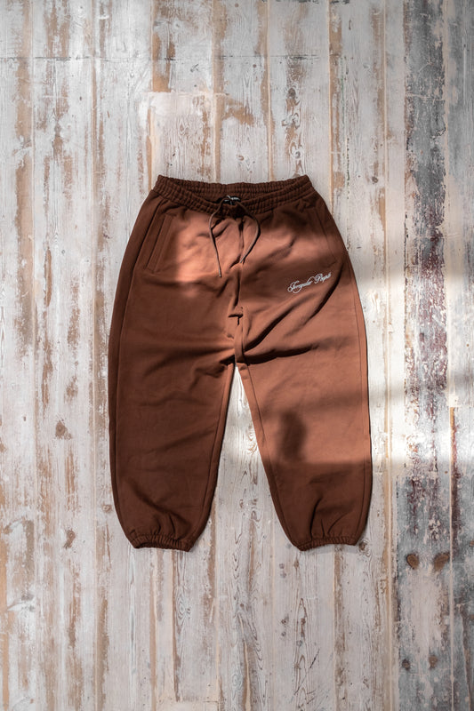 Brown Signature Sweatpants